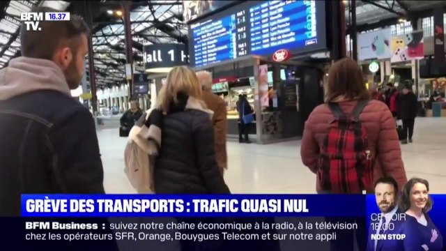 Grève: un trafic ferroviaire quasi nul en ce jour de Noël