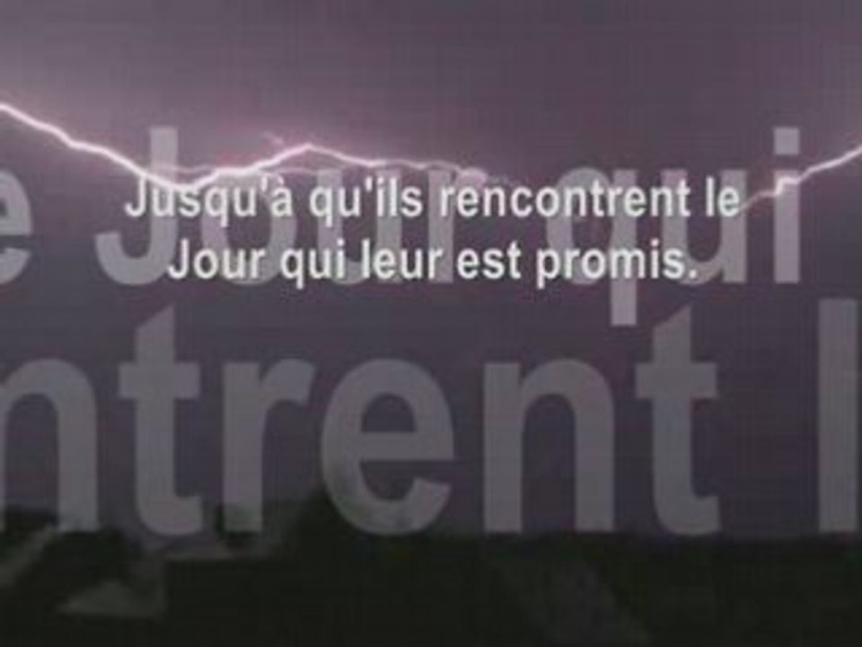 Sourate AZ-ZUKHROUF (L'ornement)  Verset 65-83