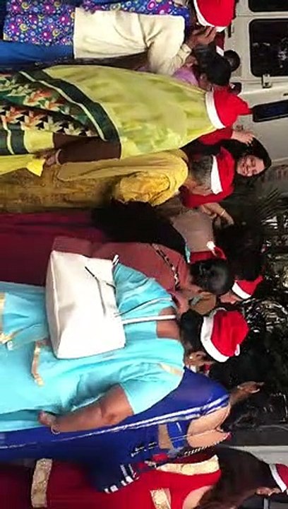 पुलिस ऑफिसर क्लब ने सीनियर सिटीजन के साथ मनाया क्रिसमस डे