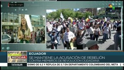 Reformulan cargos contra prefecta de Ecuador