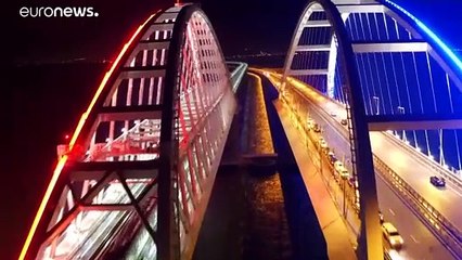 Primo treno russo arriva in Crimea