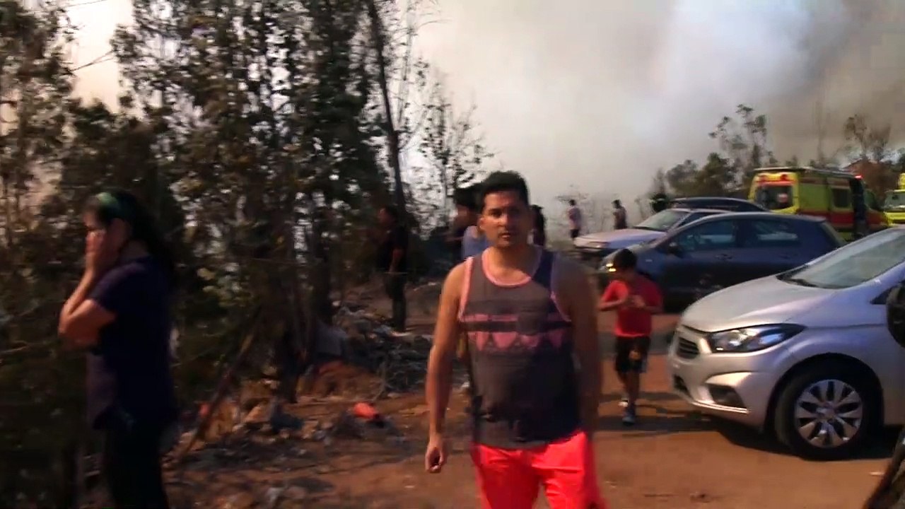 Chile em chamas