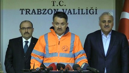 Pakdemirli: '(Karadeniz'deki örtü yangınları) Soğutma ve söndürme çalışmaları 15 yangında devam ediyor'' - TRABZON