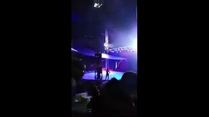 Este 'hombre bala' es disparado con demasiada potencia y sufre un dramático accidente