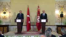 Erdoğan: 'Libya'da istikrarın sağlanması yönündeki çabalara, Tunus'un çok değerli ve yapıcı katkıları olacağı inancındayım' - TUNUS