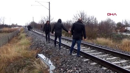 Kütahya raylarda ölü bulunan kadının üzerinden 10 yük treni geçmiş