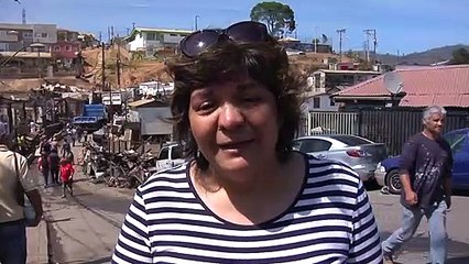 Unas 200 casas destruidas por voraz incendio que continúa activo en Chile