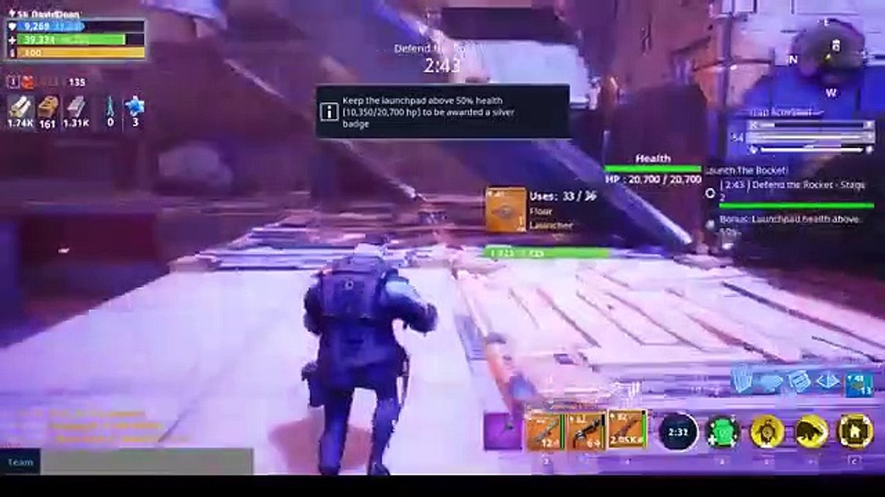 Fortnite  Save the World - Launch the Rocket Solo Level 70