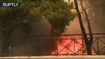 La ola de incendios forestales en Grecia deja más de 60 víctimas mortales