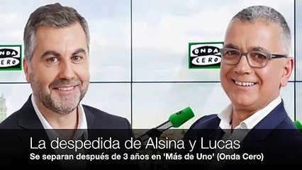 Así fue la despedida (¿cargada de mal rollo?) de Alsina y Juan Ramón Lucas