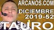 TAURO DICIEMBRE 2019 ARCANOS.COM - Horóscopo 22 al 28 de diciembre de 2019 - Semana 52