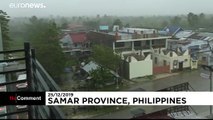 رسیدن طوفان به فیلیپین در شب کریسمس