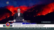 Karadeniz'deki örtü yangınları sürüyor