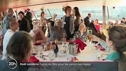 Noël : repas solidaire sur un bateau-mouche pour des personnes isolées