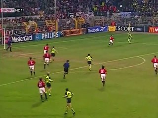 CL 1996-97 SF 1.Leg - BVB Dortmund vs Manchester United - 1.Half