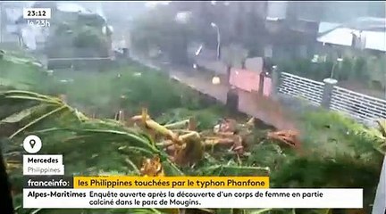 Noël gâché aux Philippines par le passage du typhon Phanfone, qui a frappé hier le centre de l’archipel