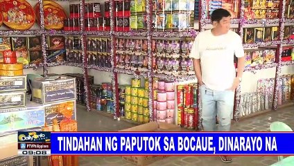 Tindahan ng paputok sa Bocaue, dinarayo na
