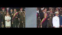 Vea el espectacular momento en el que Maduro era atacado por unos drones