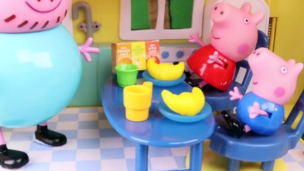 Скачать видео: Peppa Pig Juguetes en Español Peppa pig Corta el Vestido a Madame Gazelle