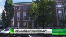 Un caza español dispara accidentalmente un misil en el espacio aéreo de Estonia