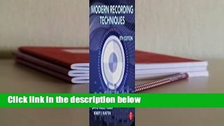 Modern Recording Techniques  Best Sellers Rank : #5