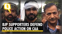 'CAA-NRC Protesters Defaming India': BJP Supporters Defend Police Action