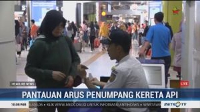 17 Ribu Penumpang Tinggalkan Jakarta dari Stasiun Gambir