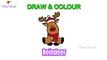 Easy cute Reindeer Drawing | How to Draw a Reindeer easily ? | Art  Breeze # 39 | Cartoon Reindeer