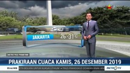 Prakiraan Cuaca, Kamis 26 Desember 2019