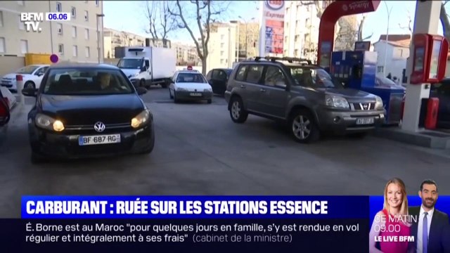 Carburant: les usagers se ruent sur les stations essence