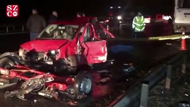 Aracını kontrol etmek için TEM’de durdu, feci şekilde can verdi