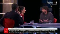 Évole se 'pone' el lazo amarillo en TV3 y saca su jeta más separarista