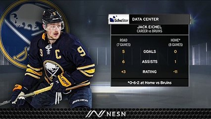 Jack Eichel's Stats Vs. Bruins Surprisingly Are Different At TD garden