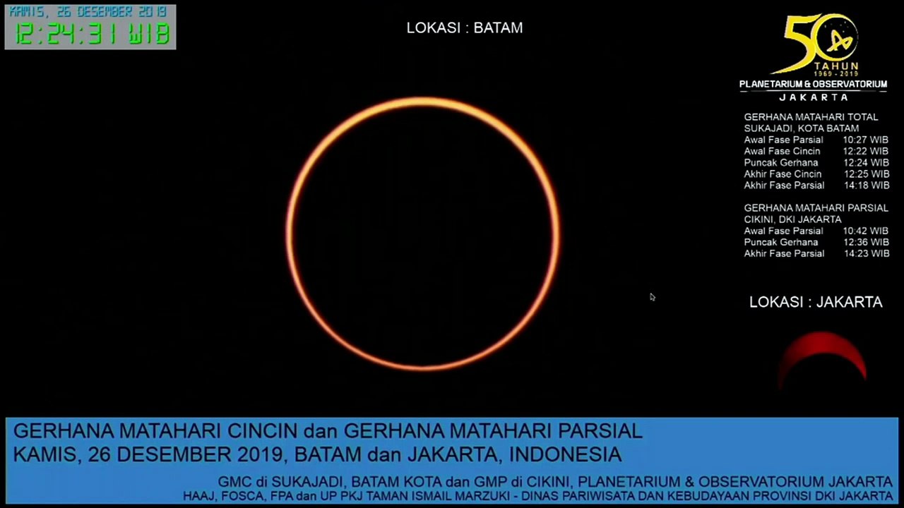 Menschen in weiten Teilen Asiens bestaunen ringförmige Sonnenfinsternis