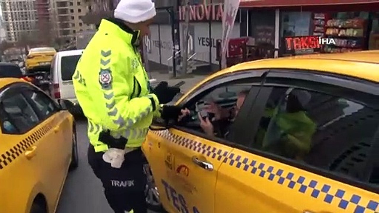 İstanbul'da taksi denetimi
