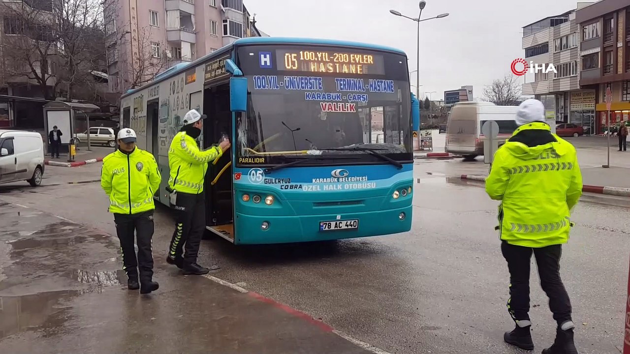 Yaşanan feci kaza sonrası halk otobüslerinin kapıları tek tek incelendi