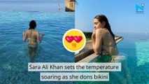 Sara Ali Khan sets the temperature soaring as she dons bikini