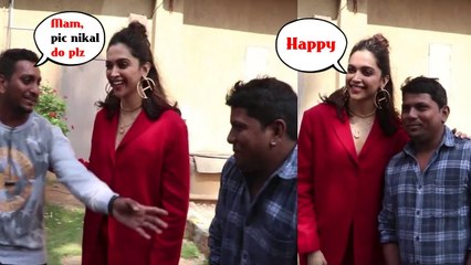 Wow !Deepika Padukone is LADY RANVEER SINGH !CHECKOUT her HUMBLENSS towards Fans ! Chhappak