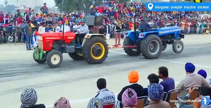 Swaraj 855 vs Sonalika 60 di tractor tochan