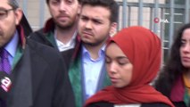 Karaköy'de başörtülü kızlara saldıran sanık hakim karşısında