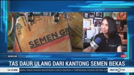 Belajar Membuat Tas Daur Ulang dari Kantong Semen Bekas