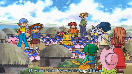 Digimon Adventure - pyocomon village (Eng Sub)