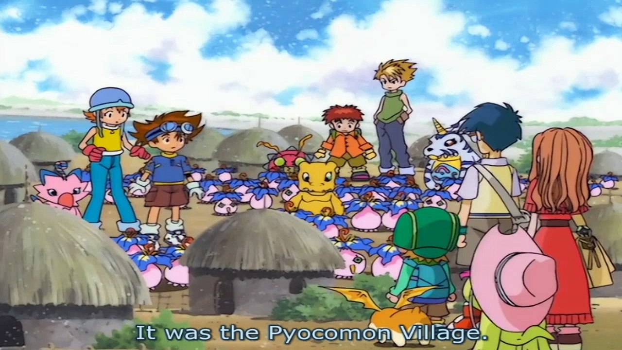 Digimon Adventure - pyocomon village (Eng Sub)
