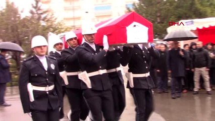 Sivas kalp krizinden ölen emniyet müdürüne hüzünlü veda