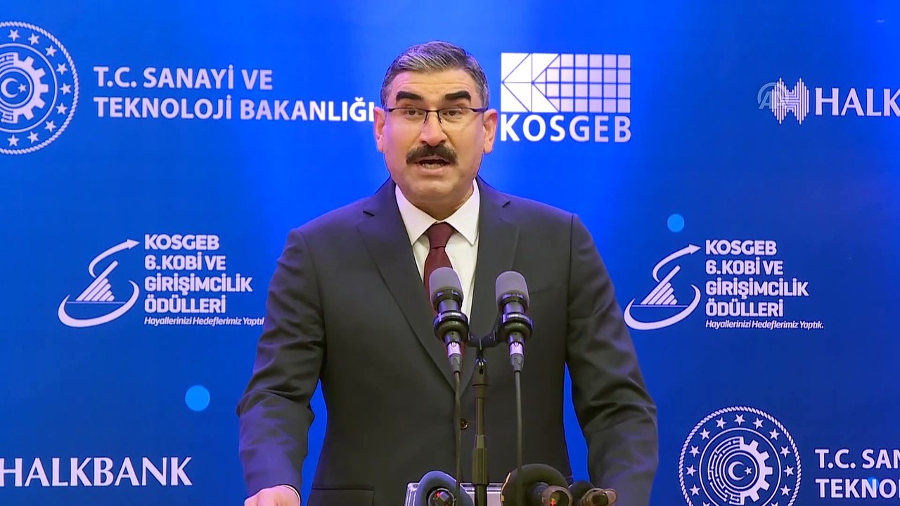 KOSGEB 6. KOBİ ve Girişimcilik Ödülleri sahiplerini buldu - KOSGEB Başkanı Uzkurt - ANKARA