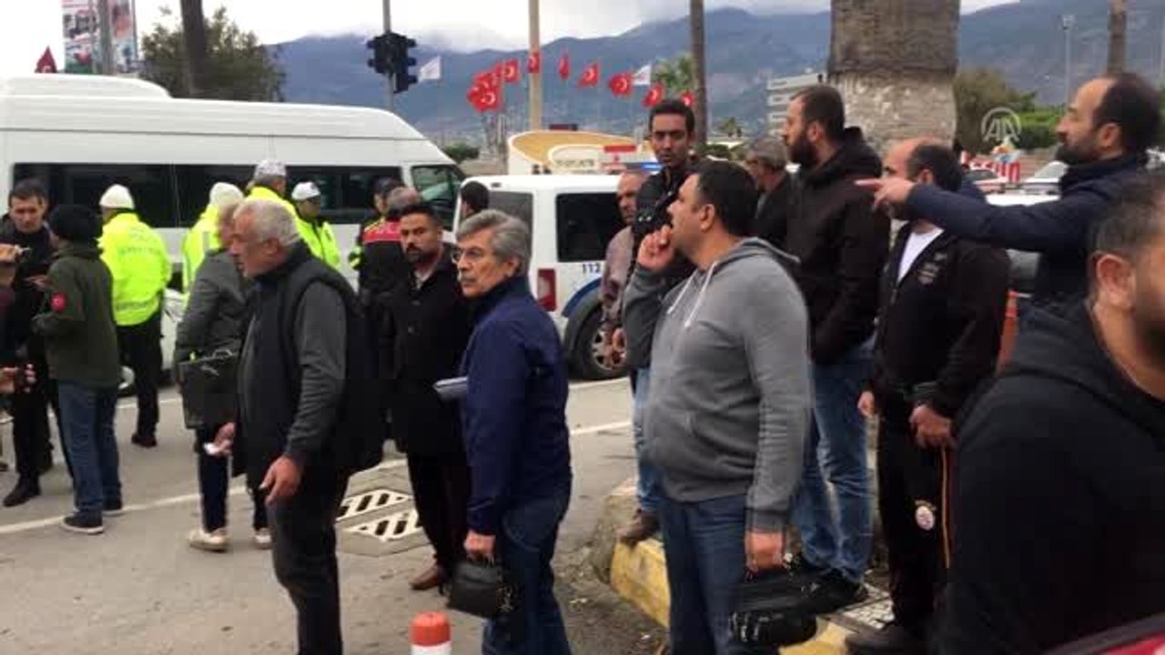 Hatay'da darbedilen kadın hastaneye kaldırıldı, şüpheli yakalandı