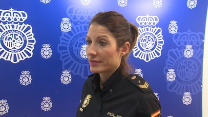 Eva López, portavoz de la Policía Nacional