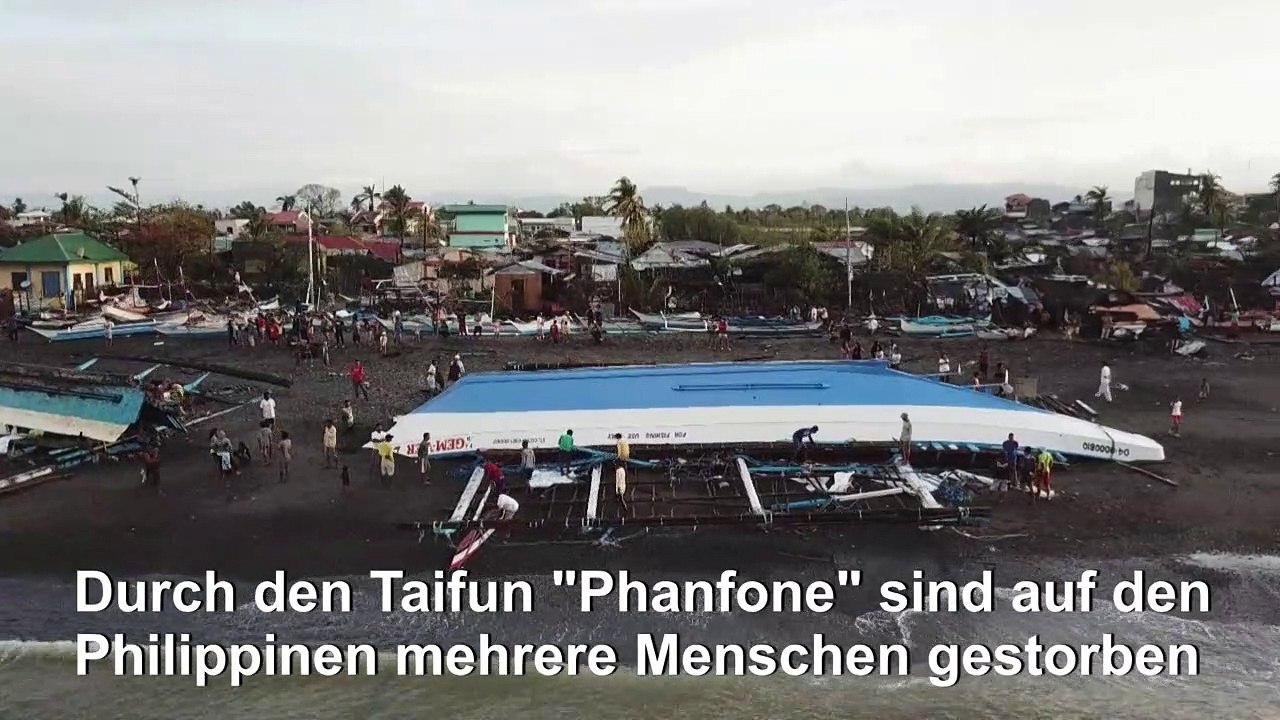 Tote durch Taifun "Phanfone" auf den Philippinen