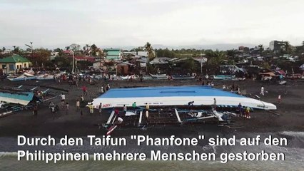Tote durch Taifun "Phanfone" auf den Philippinen