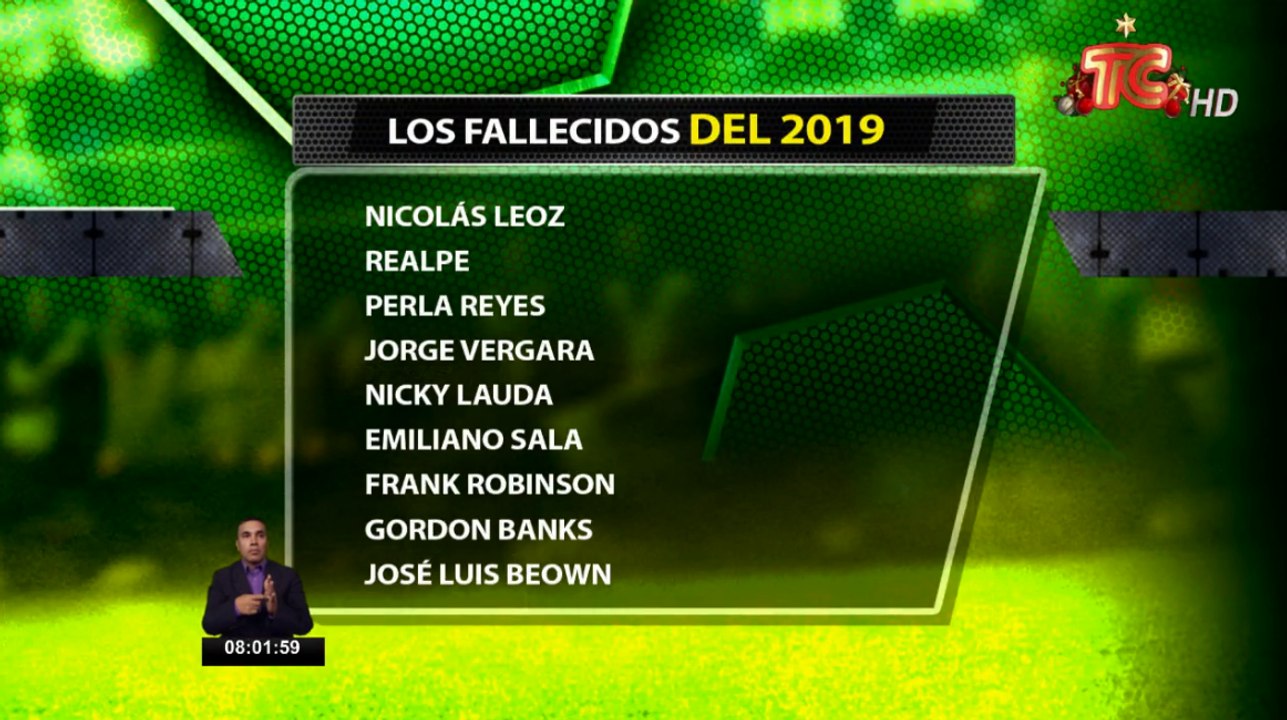 Las nueve personalidades que lamentablemente fallecieron en el 2019
